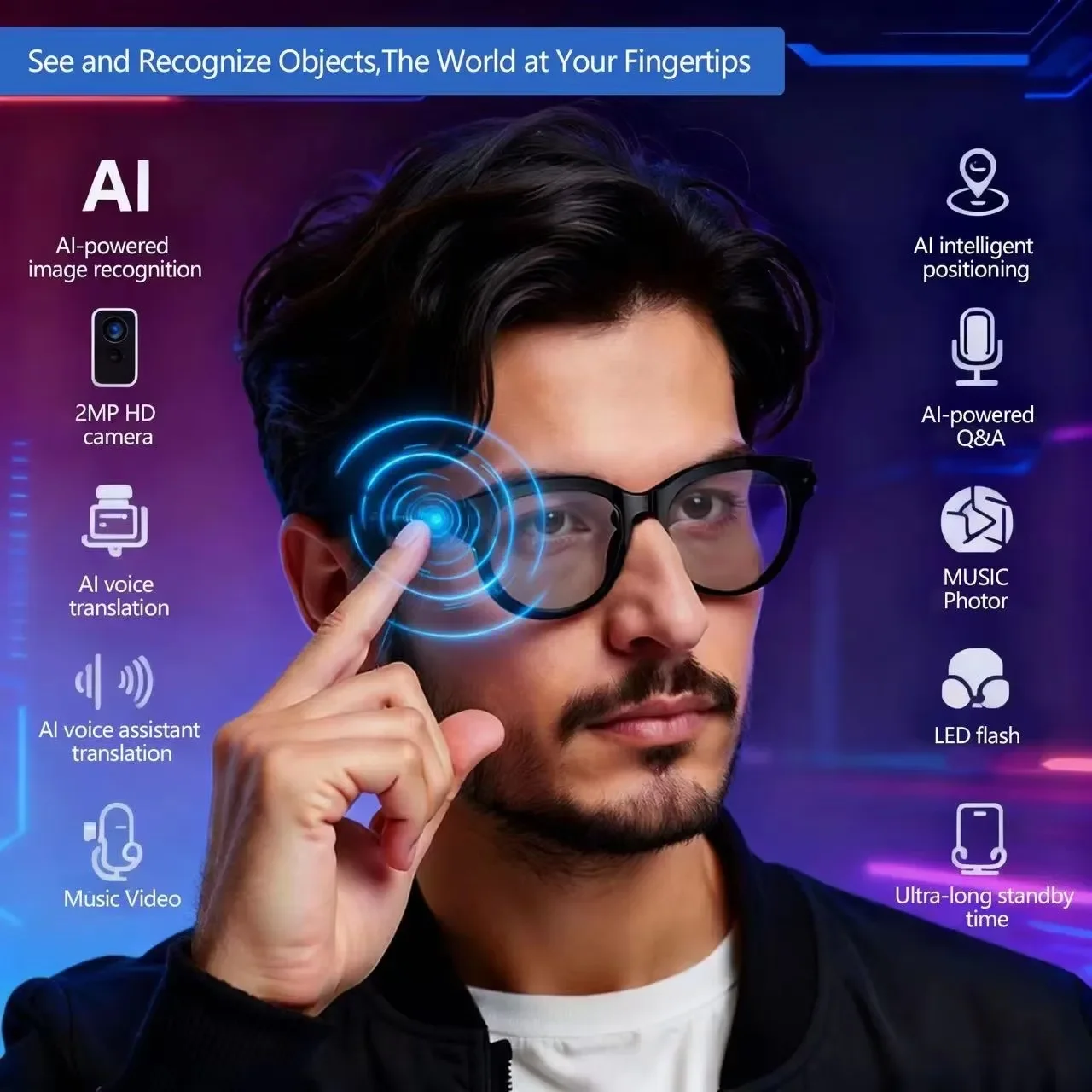 Audio Music To Video Ai - Erkekler için Gerçek Zamanlı Çeviri Özellikli