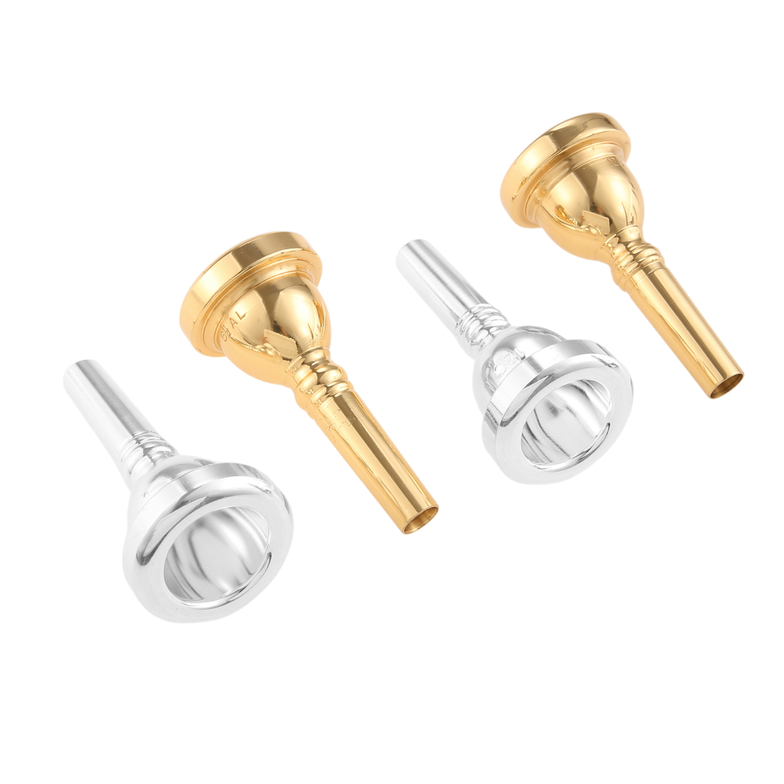 Trombone Mouthpiece - 1 adet gümüş/altın trombon ağızlığı 6