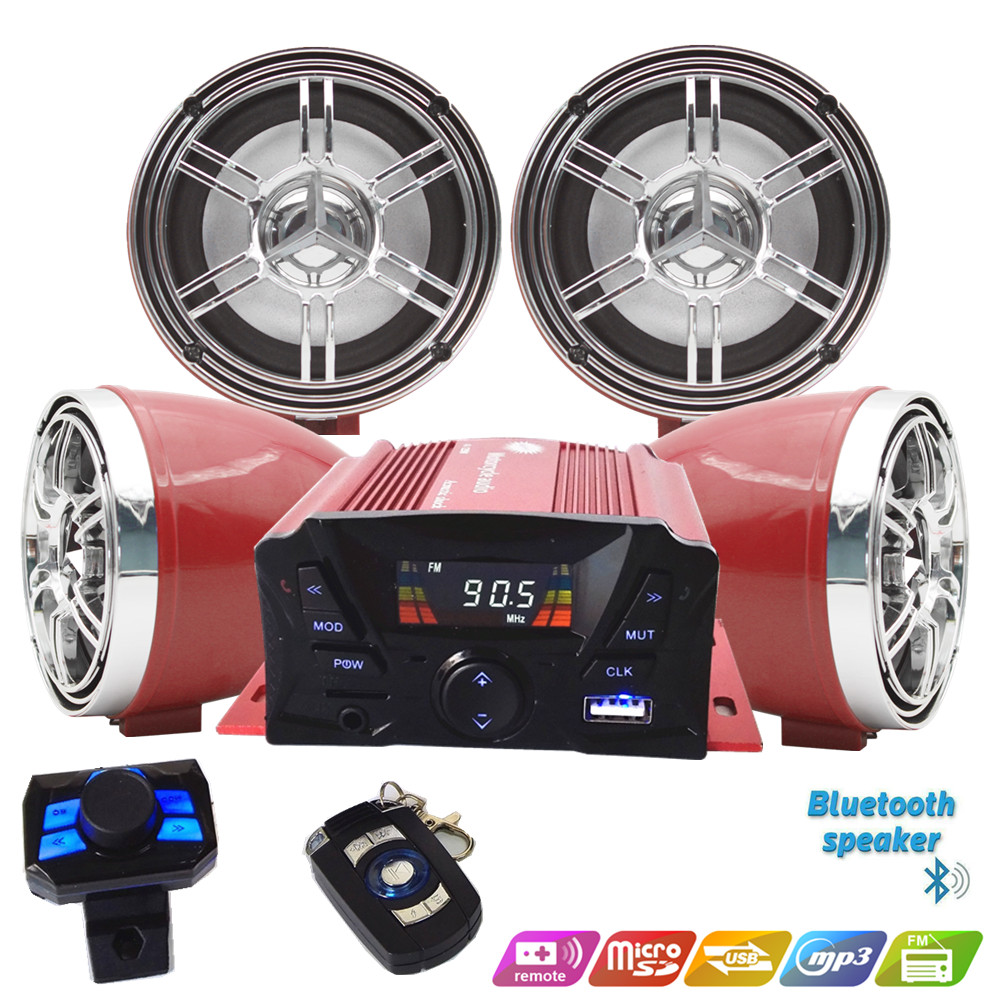 Audio Music Mp3 - 12V 4 Kanal UTV ATV Golf