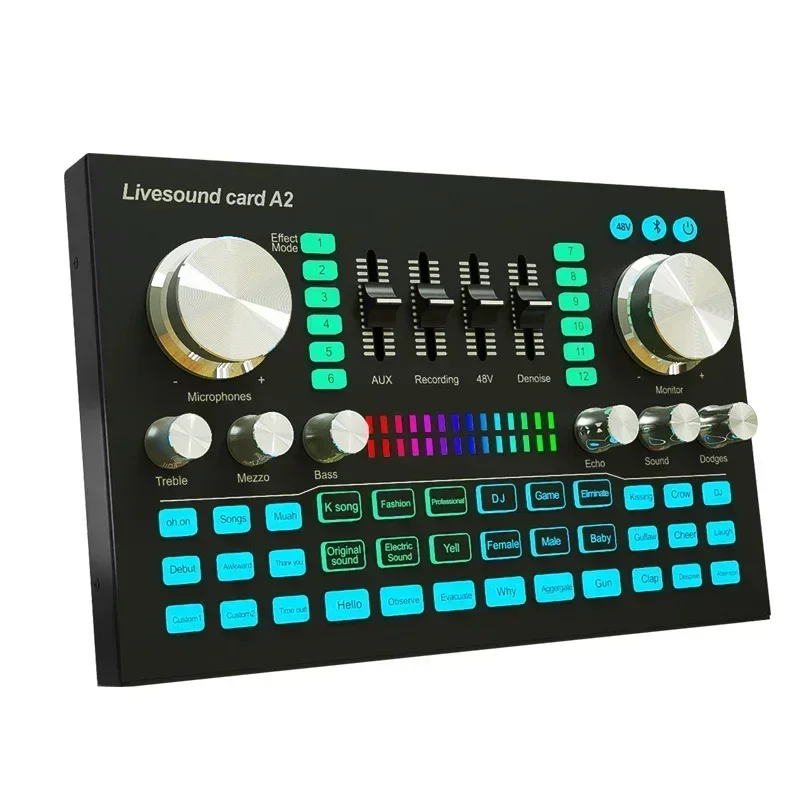 Audio Music Mixer - A2 Ses Kartı canlı Ses Kartı