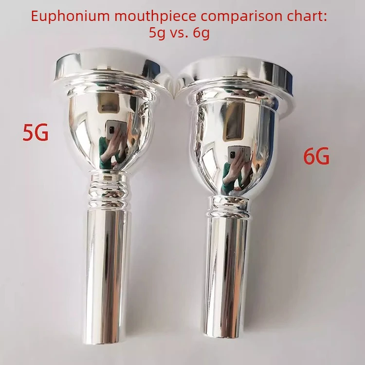 Trombone Mouthpiece - Pirinç Çalgılar Aksesuarı - Hassas Küçük