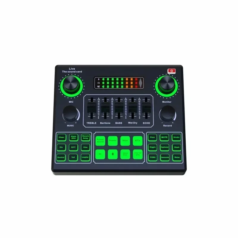 Audio Music Mixer - V9SJ Harici Ses Mikser Canlı Ses