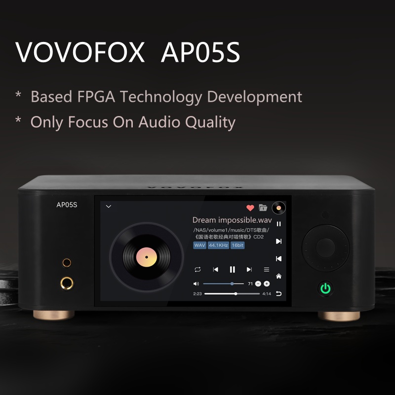 Audio Music Mp3 - VOVOFOX-HiFi AP05S Kayıpsız Müzik Çalar Tabanlı