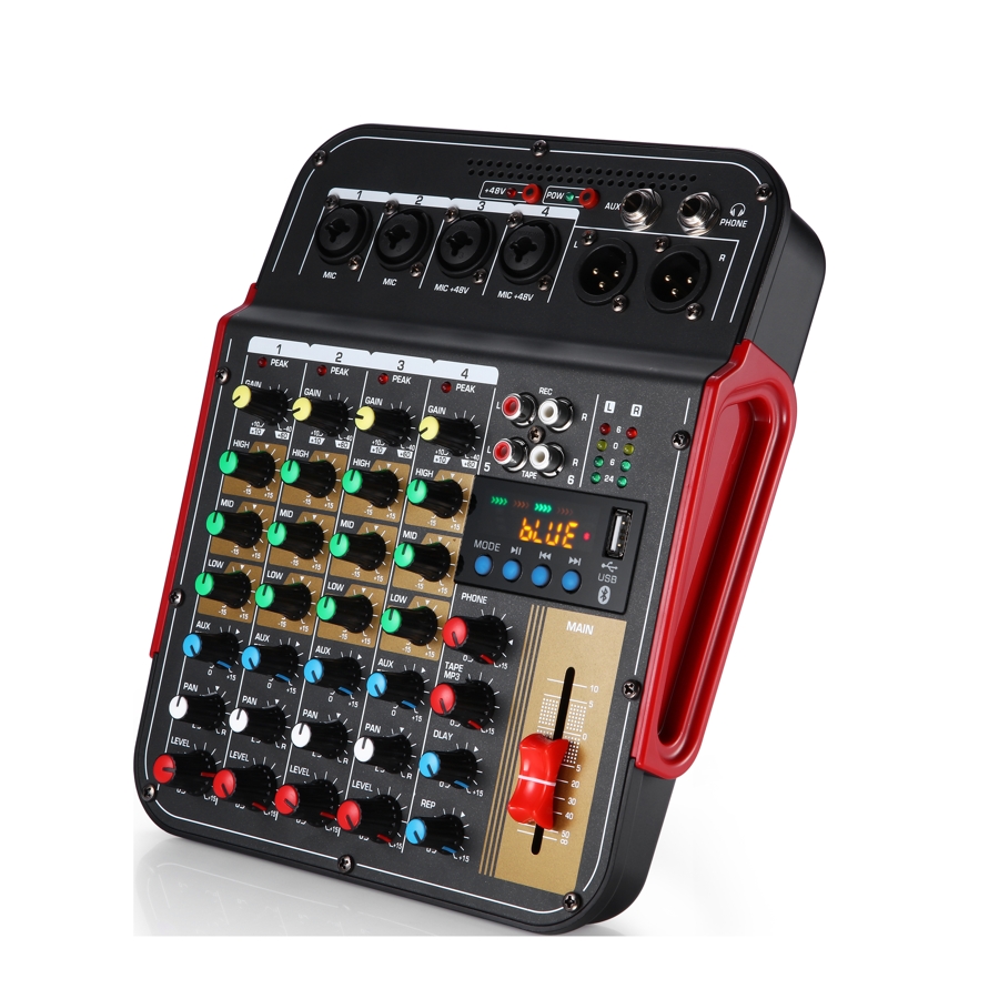 Ses mikseri Bluetooth ve yankı - Audio Music Mixer incelemesi ve fiyatı