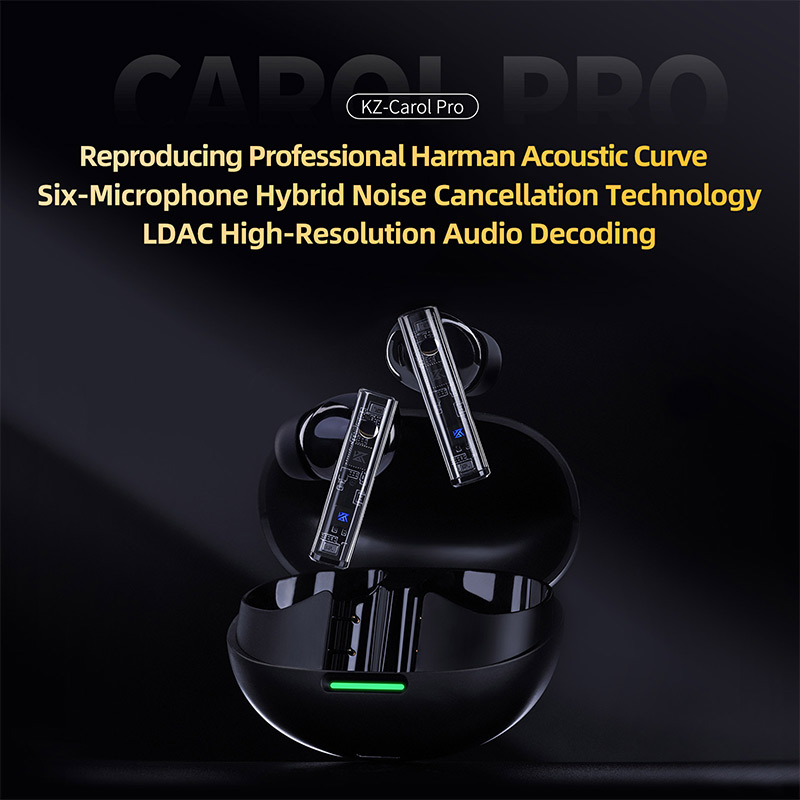 KZ Carol Pro TWS Bluetooth 5.4 - Contact Pickup Mic incelemesi ve fiyatı