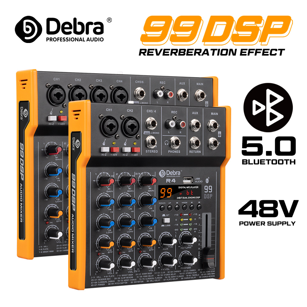 Debra R4/R6 6 Kanallı Çoklu Se - Audio Music Mixer incelemesi ve fiyatı