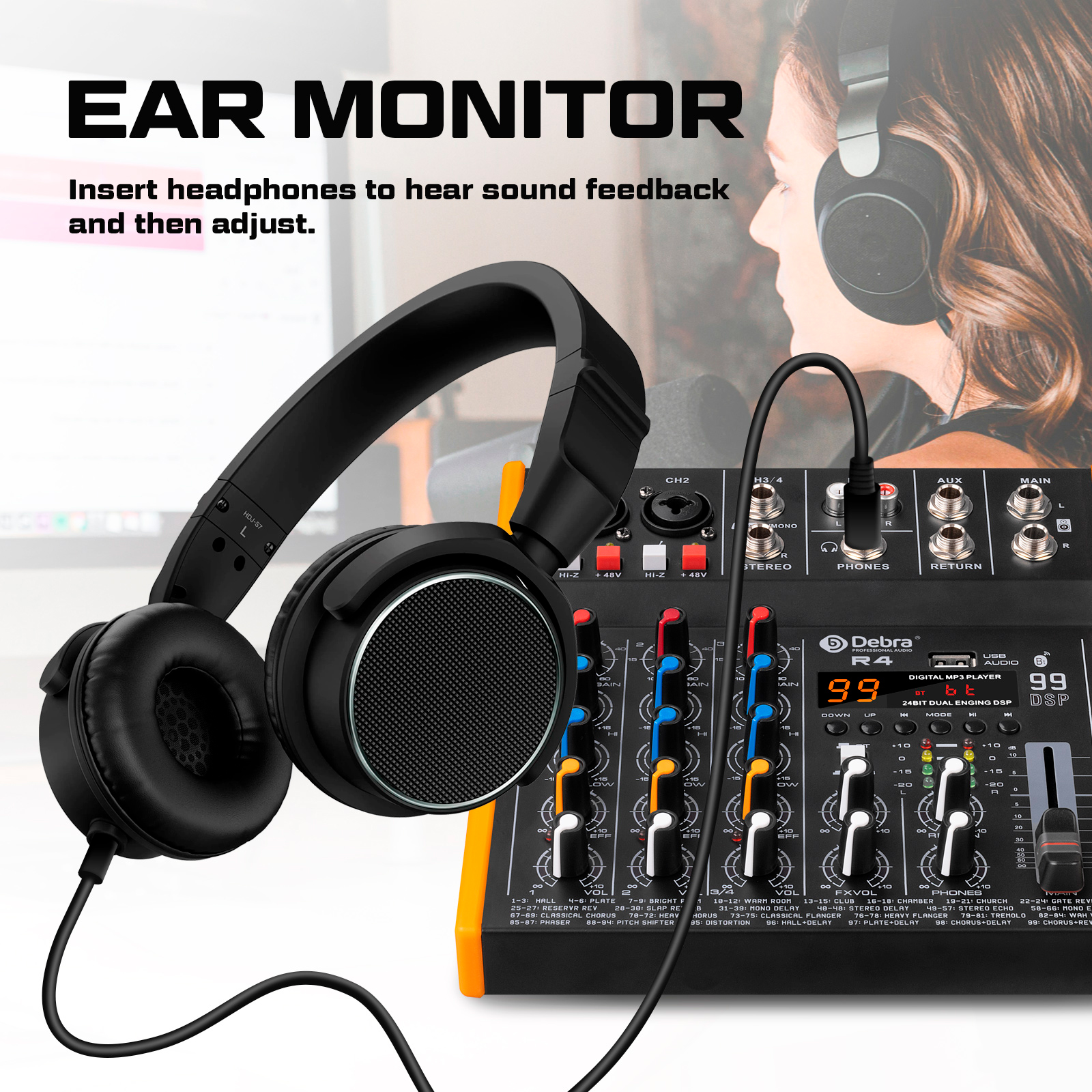 Debra R4/R6 6 Kanallı Çoklu Se - Audio Music Mixer incelemesi ve fiyatı