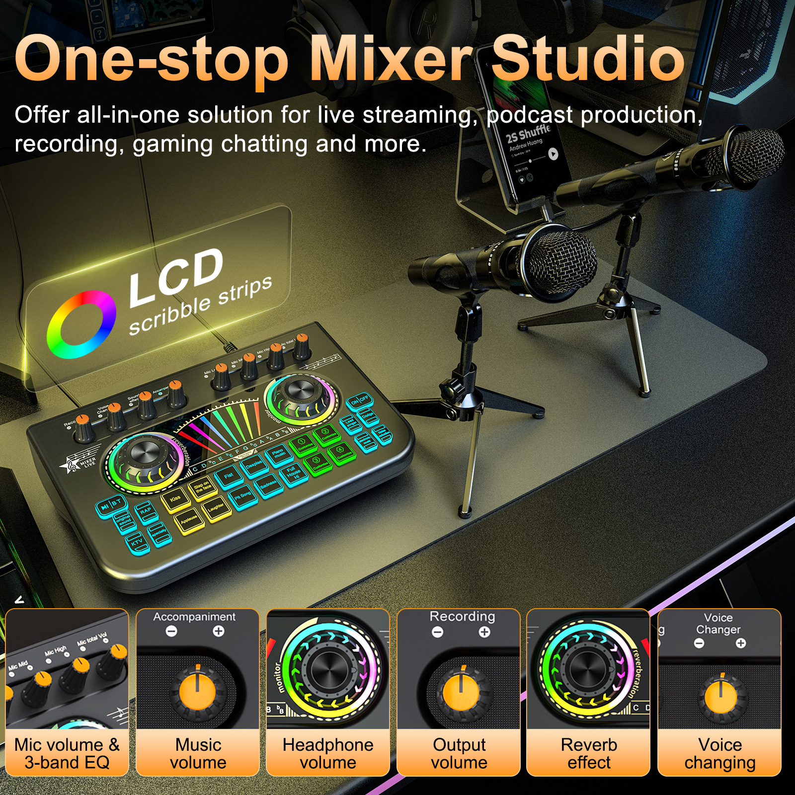 Tenlamp X3-E300x2 PC/Telefon C - Audio Music Mixer incelemesi ve fiyatı