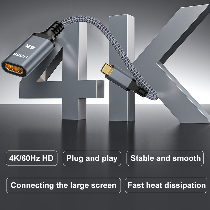 USB C - HDMI Adaptörü 4K@60Hz  - Contact Pickup Mic incelemesi ve fiyatı
