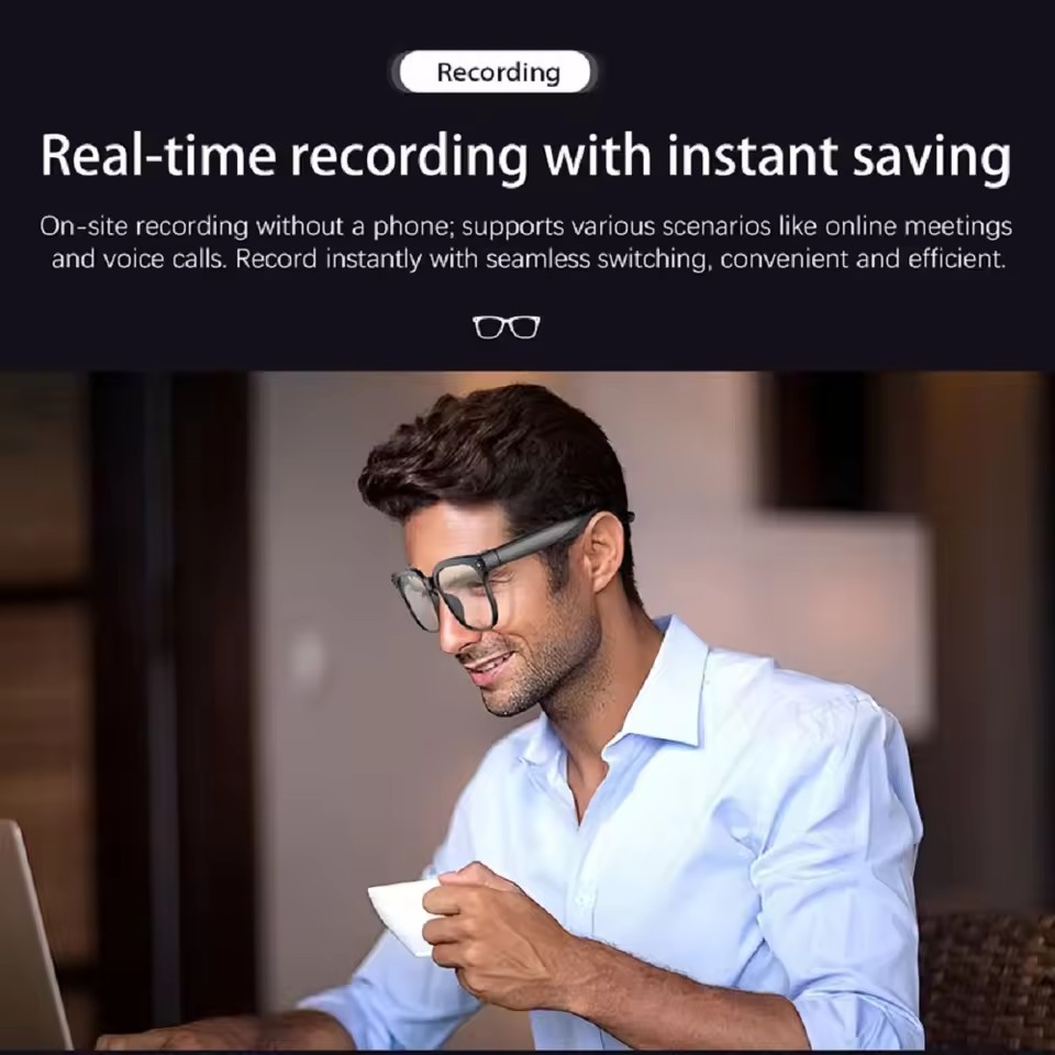 M02S AI Akıllı Gözlük 8MP Kame - Audio Music To Video Ai incelemesi ve fiyatı