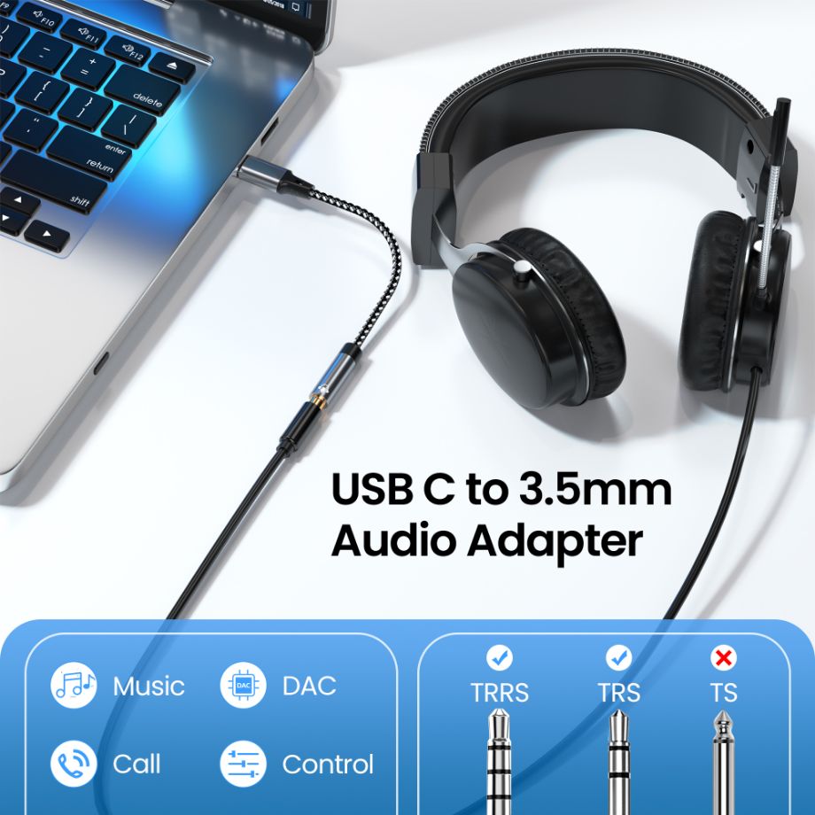 Tip C için 3.5mm Jack kulaklık - Contact Pickup Mic incelemesi ve fiyatı