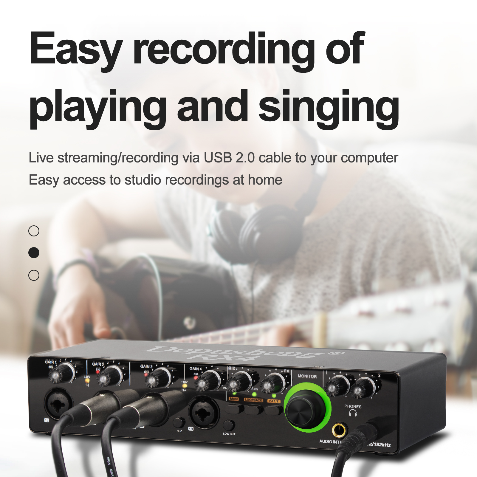 Yeni 4 Kanal Ses Ses Kartı 4 i - Audio Music Instrumental incelemesi ve fiyatı
