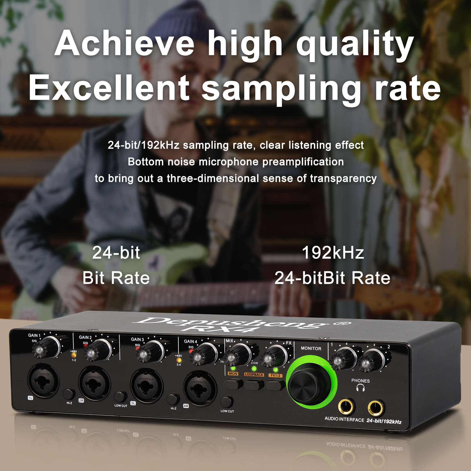 Yeni 4 Kanal Ses Ses Kartı 4 i - Audio Music Instrumental incelemesi ve fiyatı