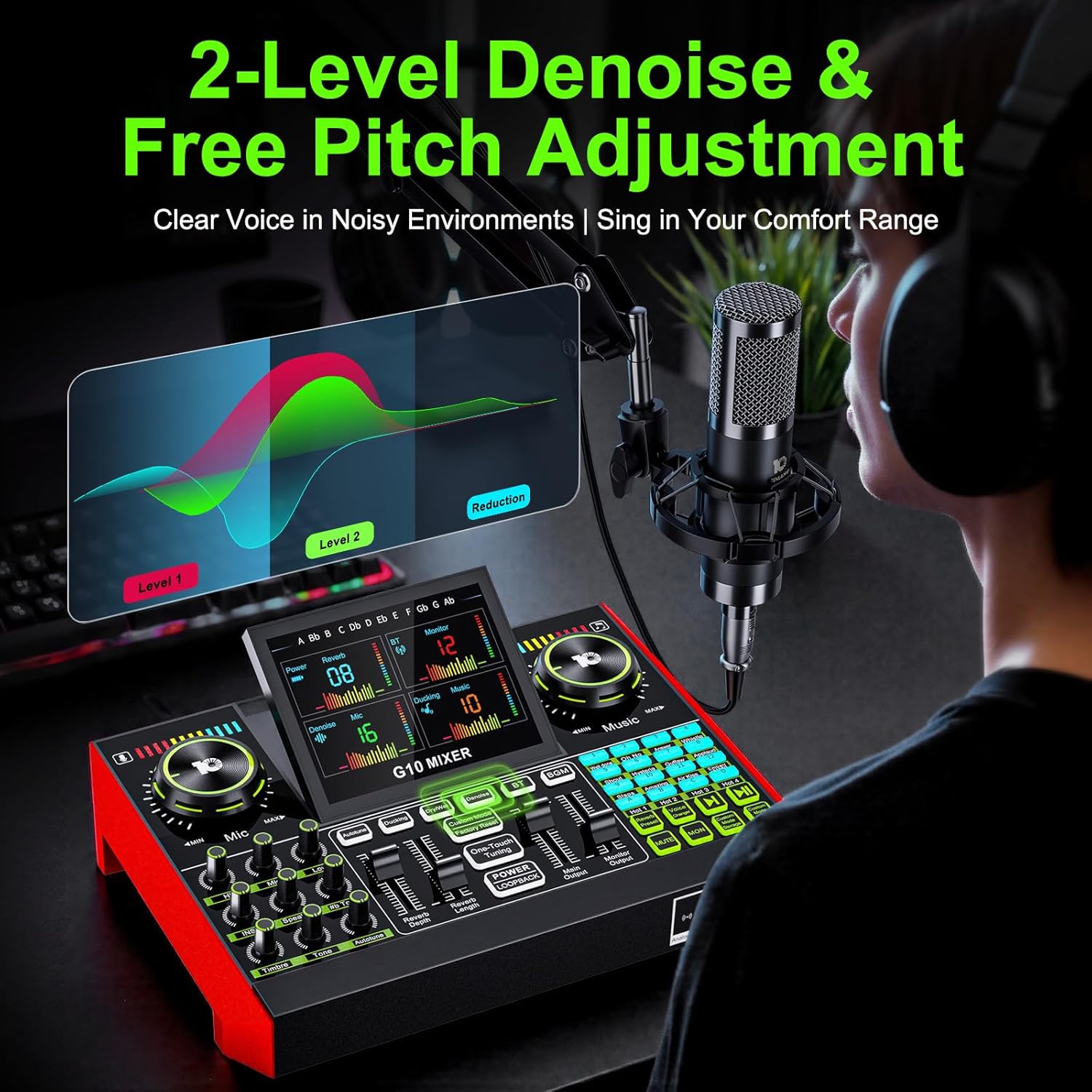 Tenlamp G10 Canlı Yayın Ses Ar - Audio Music Mixer incelemesi ve fiyatı
