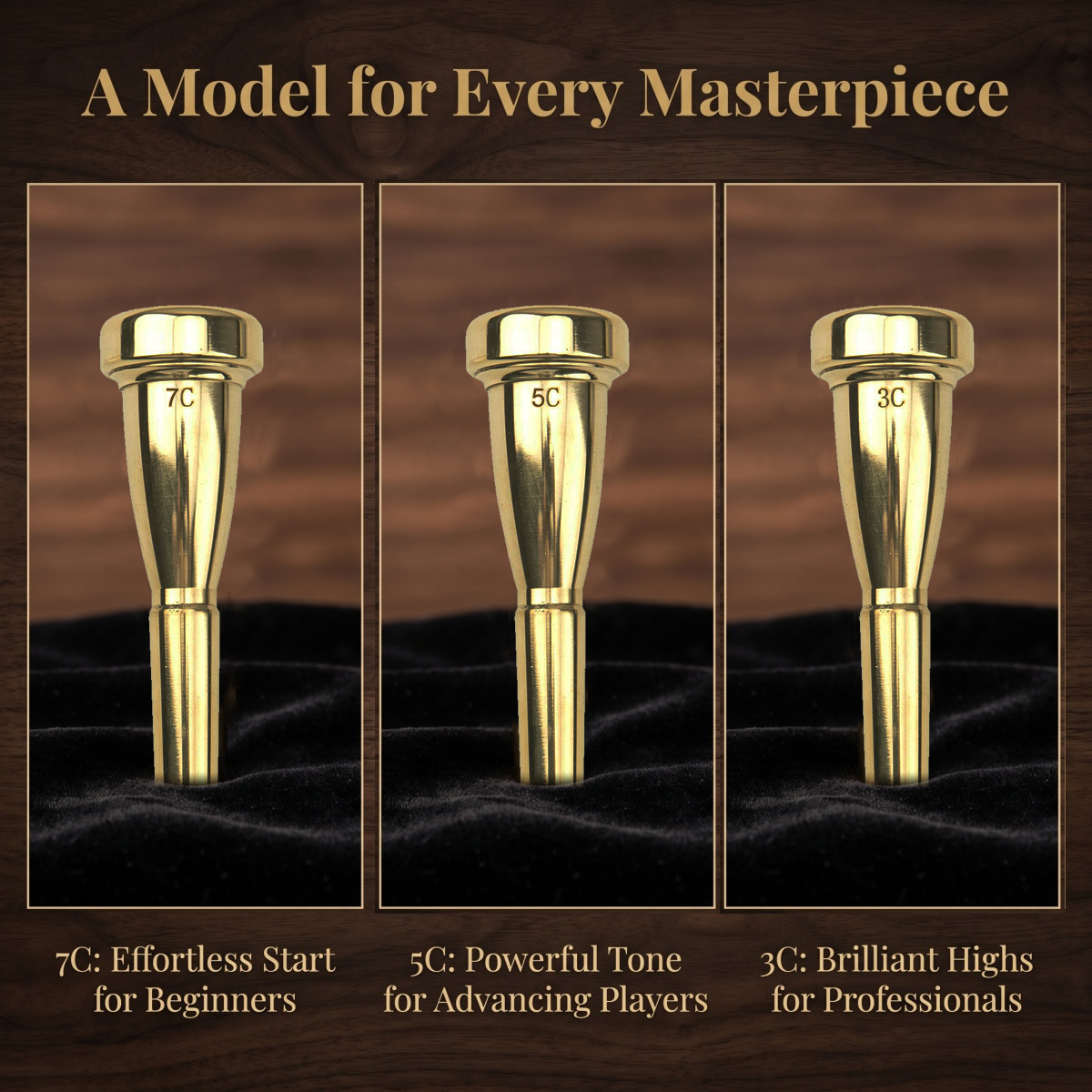 Miwayer 3C/5C/7C Trompet Ağızl - Trombone Mouthpiece incelemesi ve fiyatı