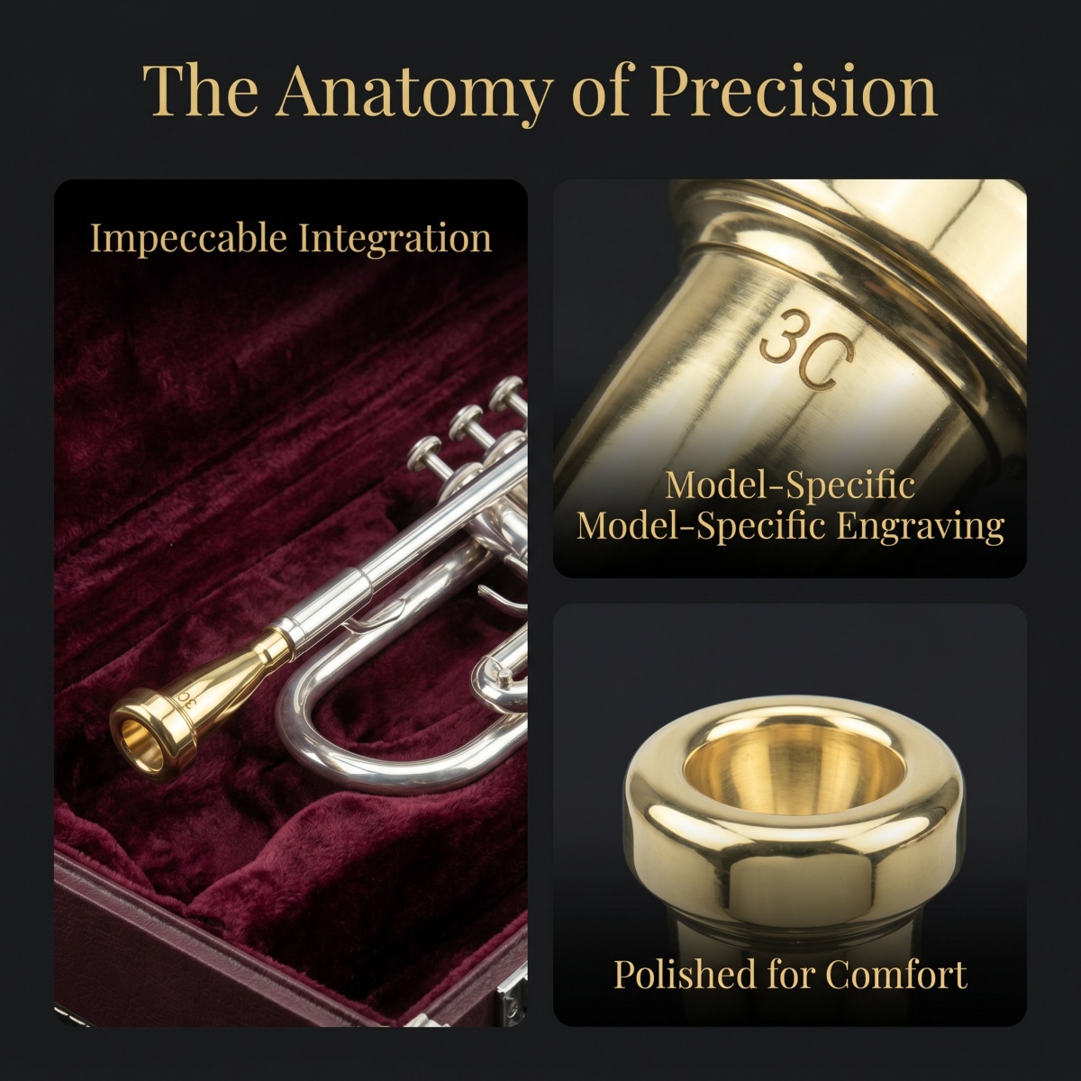 Miwayer 3C/5C/7C Trompet Ağızl - Trombone Mouthpiece incelemesi ve fiyatı