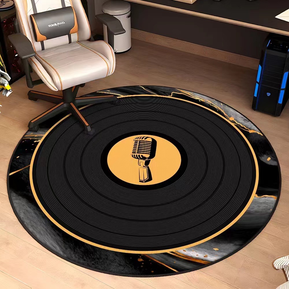 Müzik Temalı Desenli Yuvarlak  - Audio Vibes Music incelemesi ve fiyatı