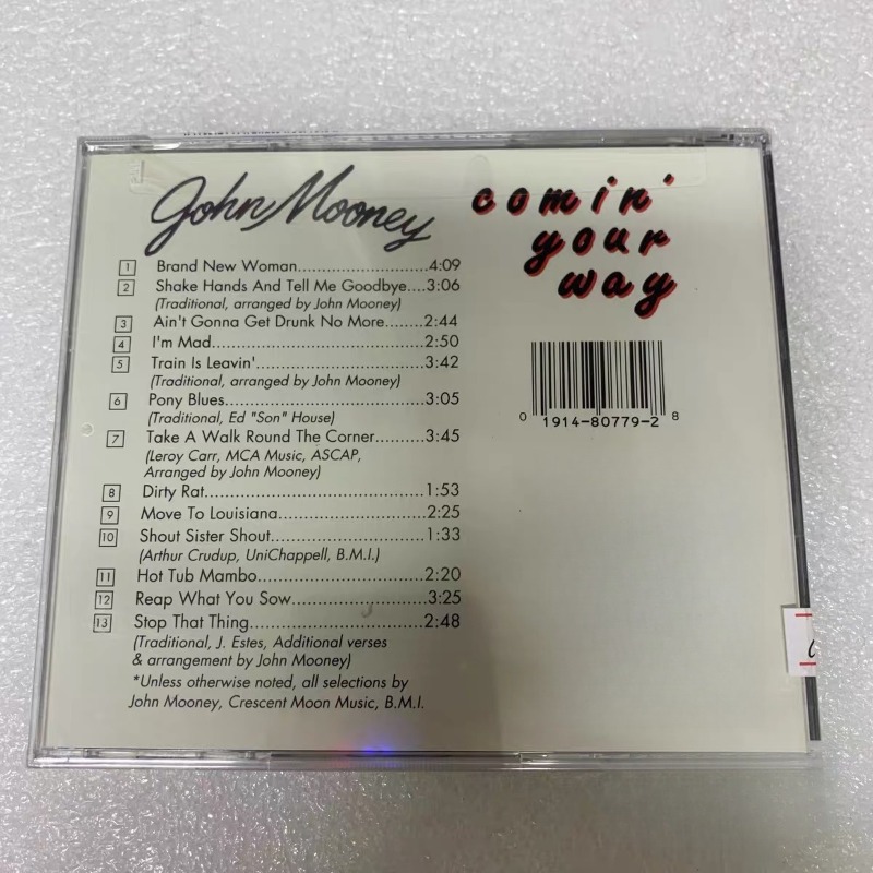 John Mooney Müzik CD'si Pop R& - Audio Music John incelemesi ve fiyatı