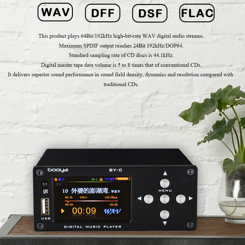 BY-C1 Kayıpsız Dijital Ses Çal - Audio Music Mp3 incelemesi ve fiyatı