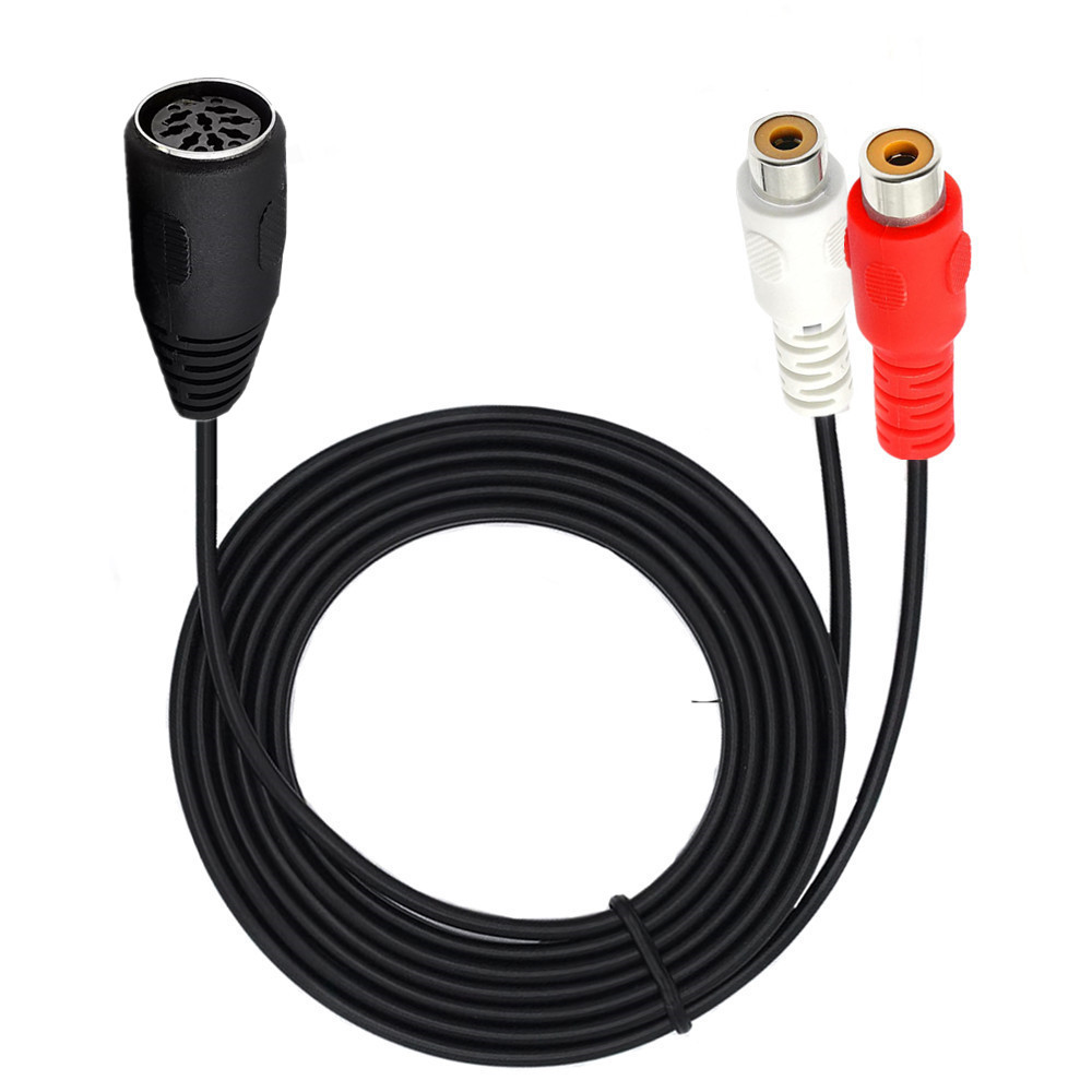 Din 8 Pin 2RCA kablosu 8Pin Di - Audio Music Instrumental incelemesi ve fiyatı
