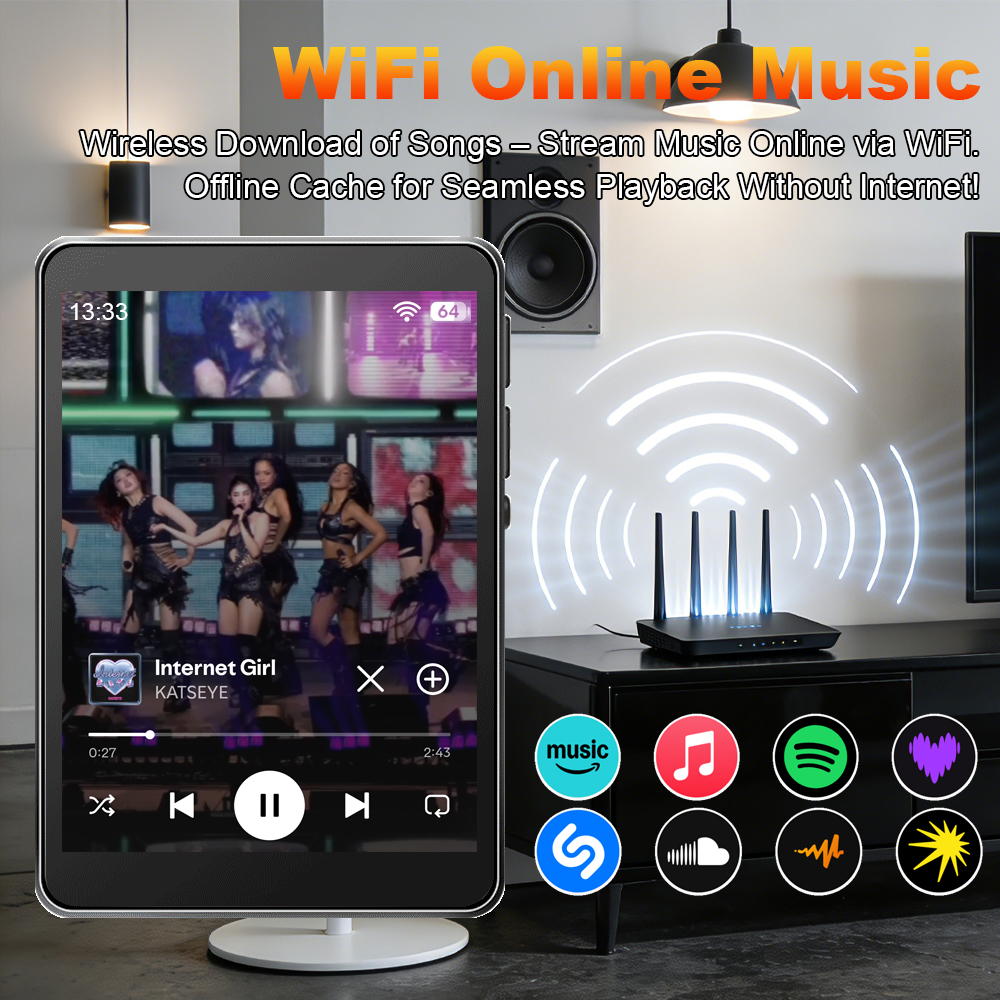WiFi MP3 Çalar Android 10 Spot - Audio Music Mp3 Download incelemesi ve fiyatı