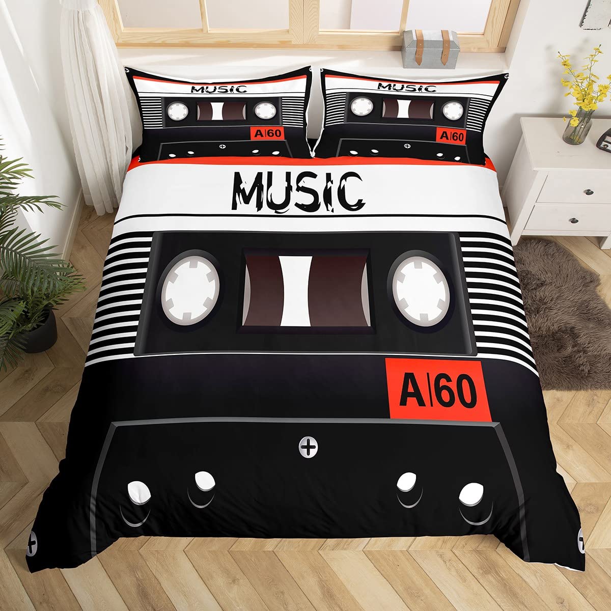 Renkli müzik kasetleri nevresi - Audio Music King incelemesi ve fiyatı